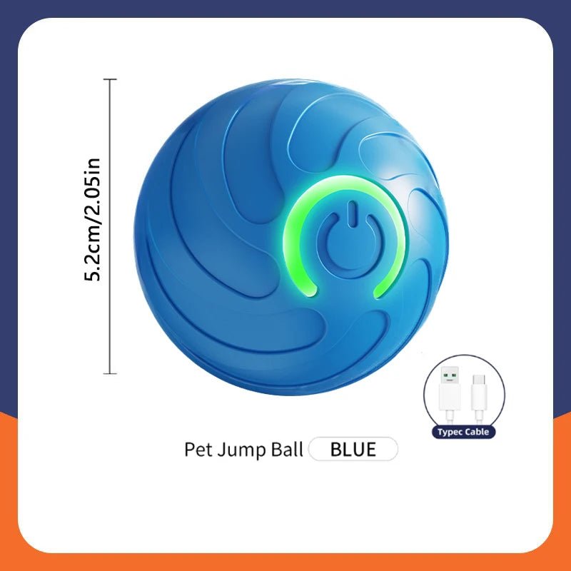 Balle de jouet intelligente pour chien, jouet électronique interactif pour animaux de compagnie, boule mobile USB, rebondissant automatique pour chiot, cadeau d'anniversaire, produits pour chats - Élite Canine Shop ChicCanin