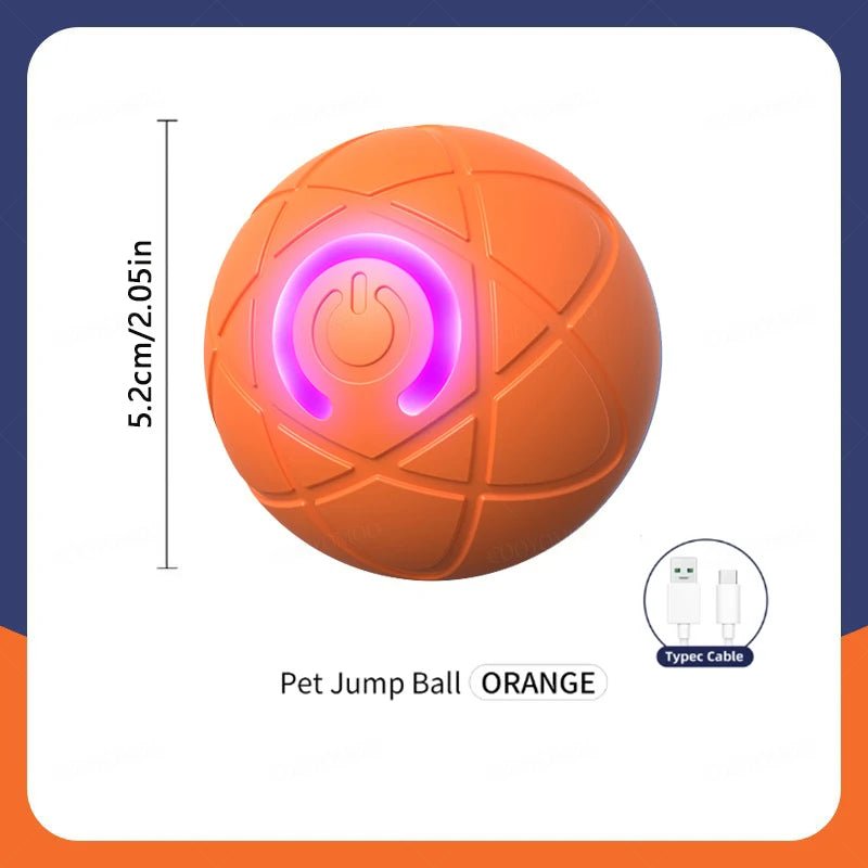 Balle de jouet intelligente pour chien, jouet électronique interactif pour animaux de compagnie, boule mobile USB, rebondissant automatique pour chiot, cadeau d'anniversaire, produits pour chats - Élite Canine Shop ChicCanin