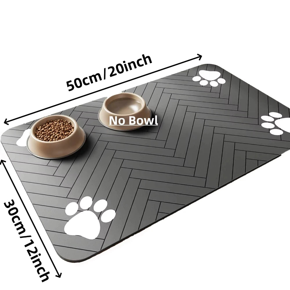 Tapis d'alimentation absorbant pour animaux de compagnie - Élite Canine Shop Élite Canine Shop