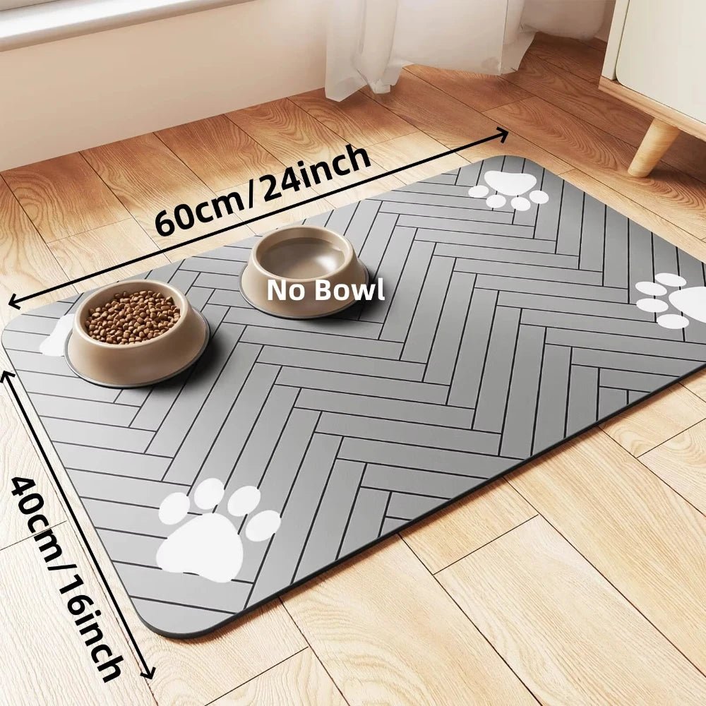 Tapis d'alimentation absorbant pour animaux de compagnie - Élite Canine Shop Élite Canine Shop
