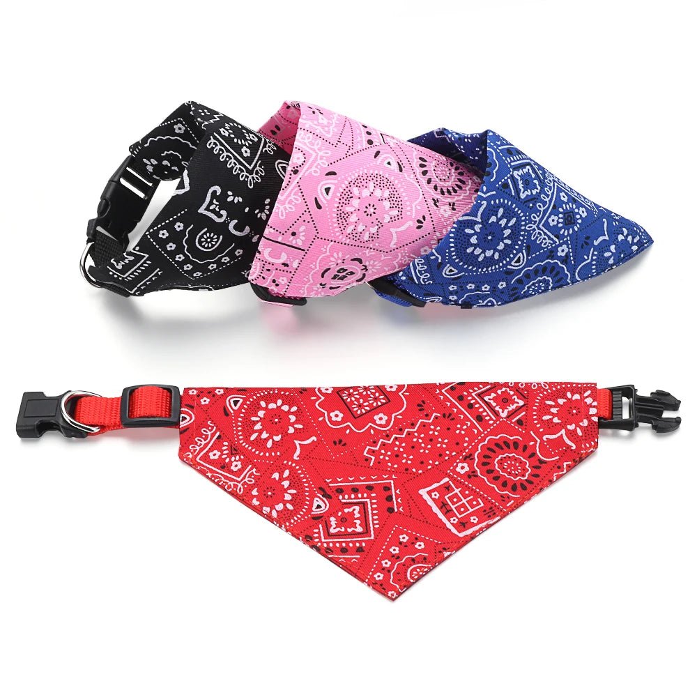 Adjustable Triangular Bandage For Pet Dog Cat Washable Scarf Bandana Collar Bibs Cat Neck Decor Birthday Party Dress Up - Élite Canine Shop Élite Canine Shop