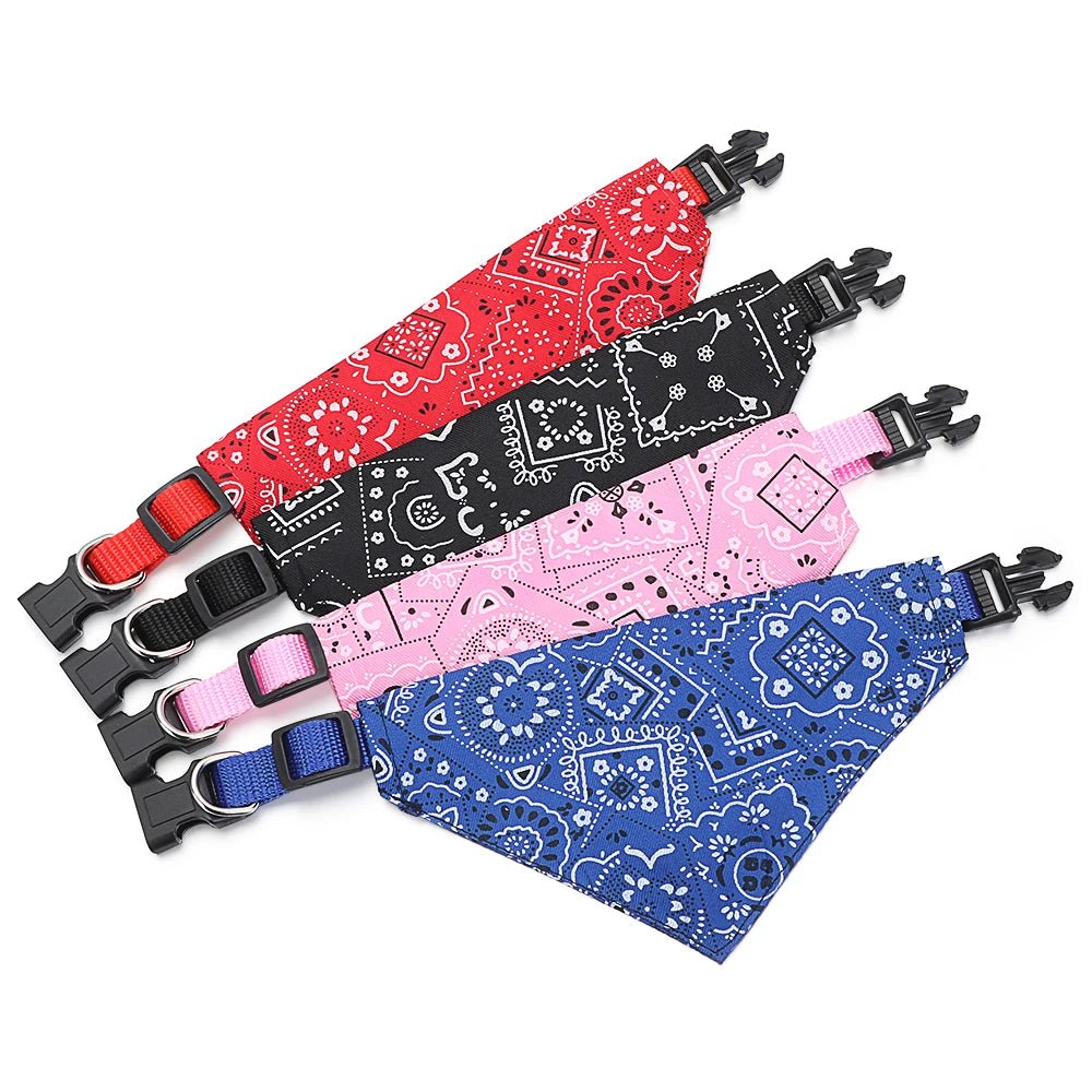 Adjustable Triangular Bandage For Pet Dog Cat Washable Scarf Bandana Collar Bibs Cat Neck Decor Birthday Party Dress Up - Élite Canine Shop Élite Canine Shop