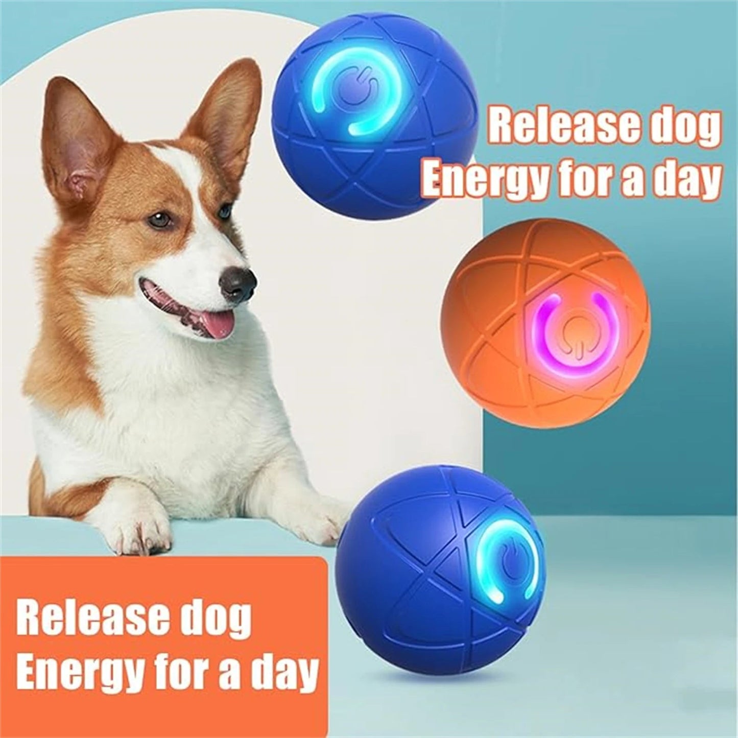 Balle de jouet intelligente pour chien, jouet électronique interactif pour animaux de compagnie, boule mobile USB, rebondissant automatique pour chiot, cadeau d'anniversaire, produits pour chats - Élite Canine Shop ChicCanin