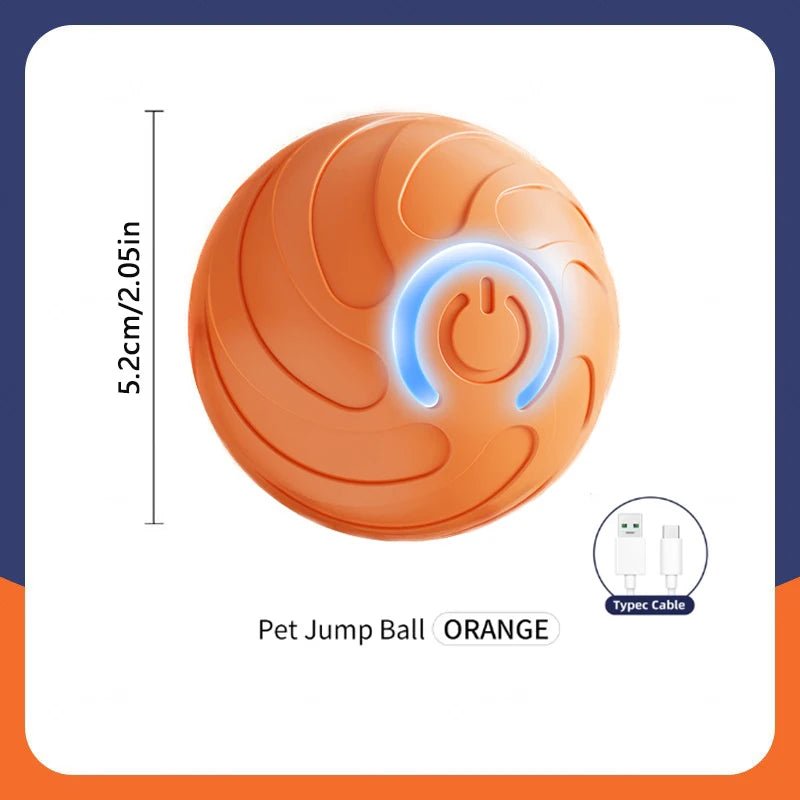 Balle de jouet intelligente pour chien, jouet électronique interactif pour animaux de compagnie, boule mobile USB, rebondissant automatique pour chiot, cadeau d'anniversaire, produits pour chats - Élite Canine Shop ChicCanin