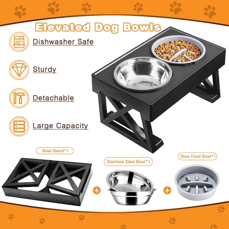 Bol pour chien, polymères de repas, bol surélevé - Élite Canine Shop Élite Canine Shop