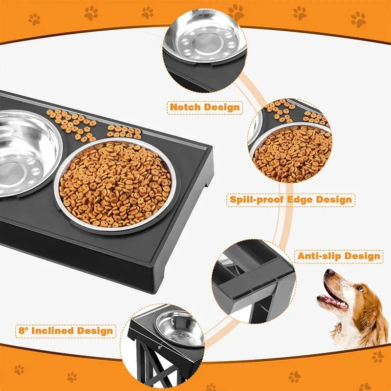 Bol pour chien, polymères de repas, bol surélevé - Élite Canine Shop Élite Canine Shop