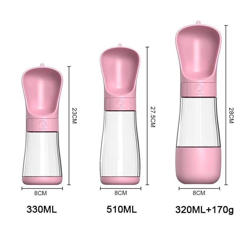 Bouteille d'eau Portable 2 en 1 pour chien, avec récipient alimentaire, distributeur d'eau pour animaux de compagnie, pour petits et grands chiens, bols à boire pour chat et Labrodor - Élite Canine Shop Luxierra