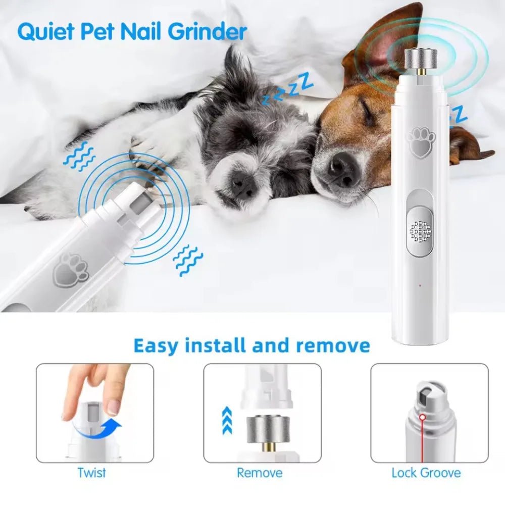 Broyeur à ongles électrique pour chien, coupe - ongles pour animaux de compagnie - Élite Canine Shop Élite Canine Shop