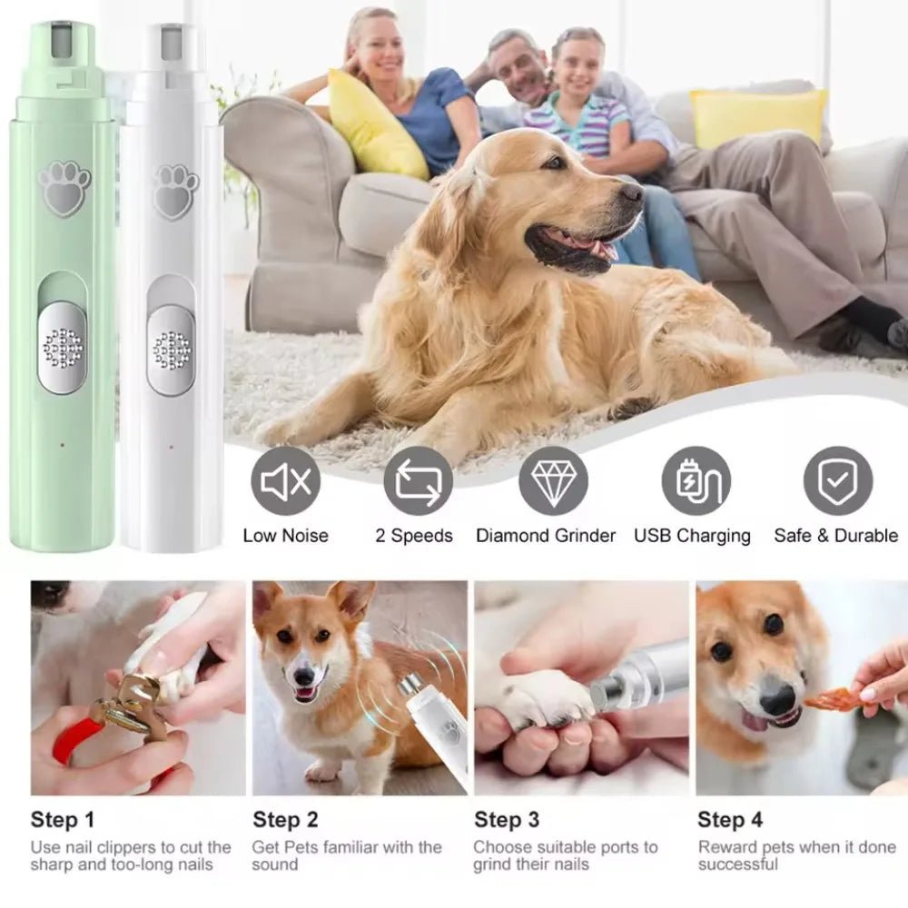 Broyeur à ongles électrique pour chien, coupe - ongles pour animaux de compagnie - Élite Canine Shop Élite Canine Shop