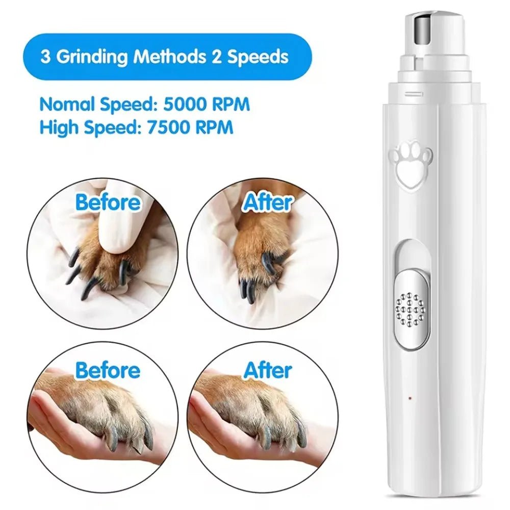 Broyeur à ongles électrique pour chien, coupe - ongles pour animaux de compagnie - Élite Canine Shop Élite Canine Shop