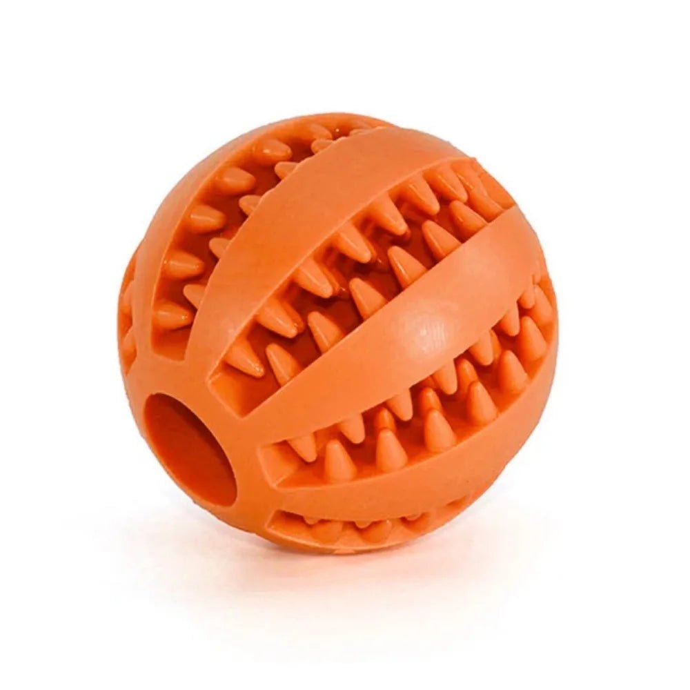 Dog Ball Toys for Small Dogs Interactive Elasticity Puppy Chew Toy Tooth Cleaning Rubber Food Ball Toy Pet Stuff Accessories - Élite Canine Shop ChicCanin