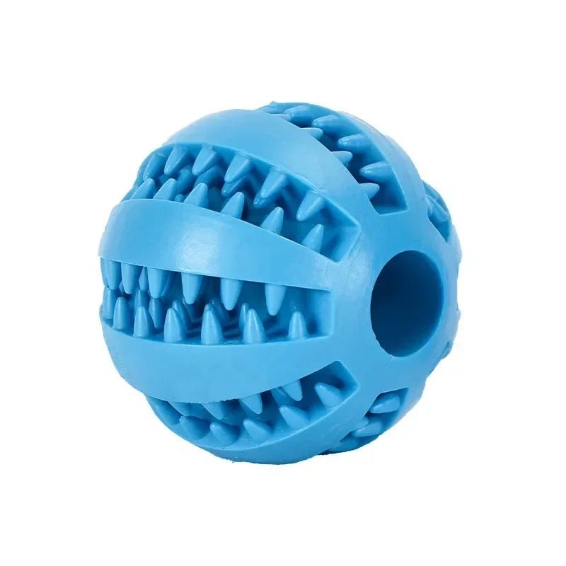 Dog Ball Toys for Small Dogs Interactive Elasticity Puppy Chew Toy Tooth Cleaning Rubber Food Ball Toy Pet Stuff Accessories - Élite Canine Shop ChicCanin