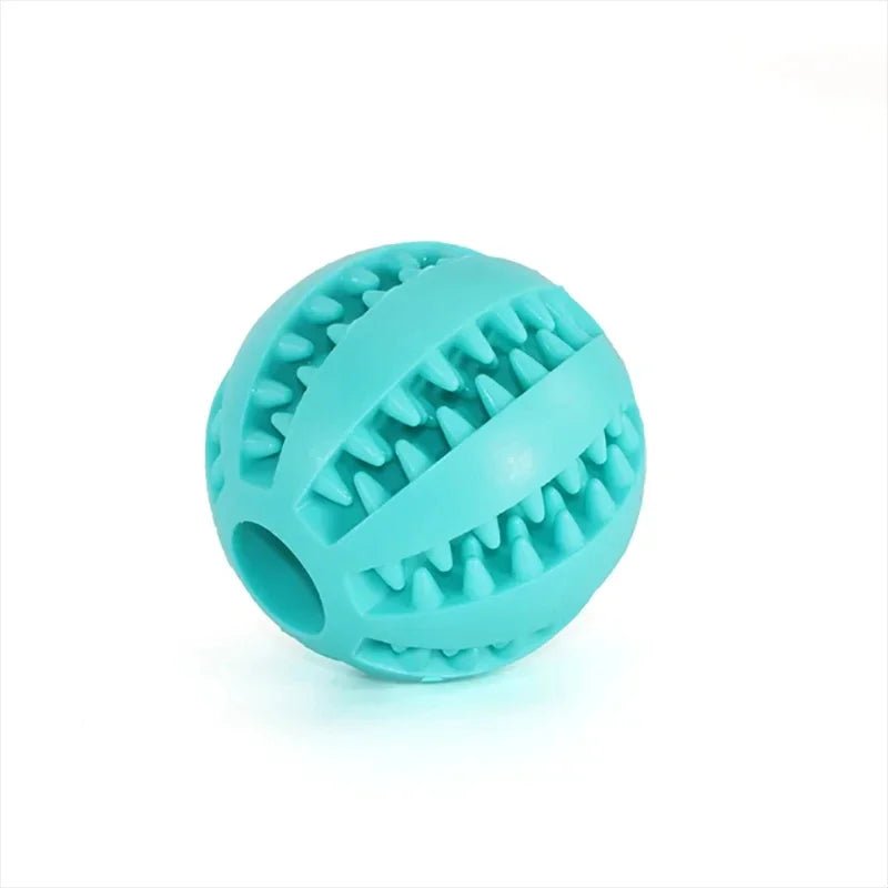 Dog Ball Toys for Small Dogs Interactive Elasticity Puppy Chew Toy Tooth Cleaning Rubber Food Ball Toy Pet Stuff Accessories - Élite Canine Shop ChicCanin