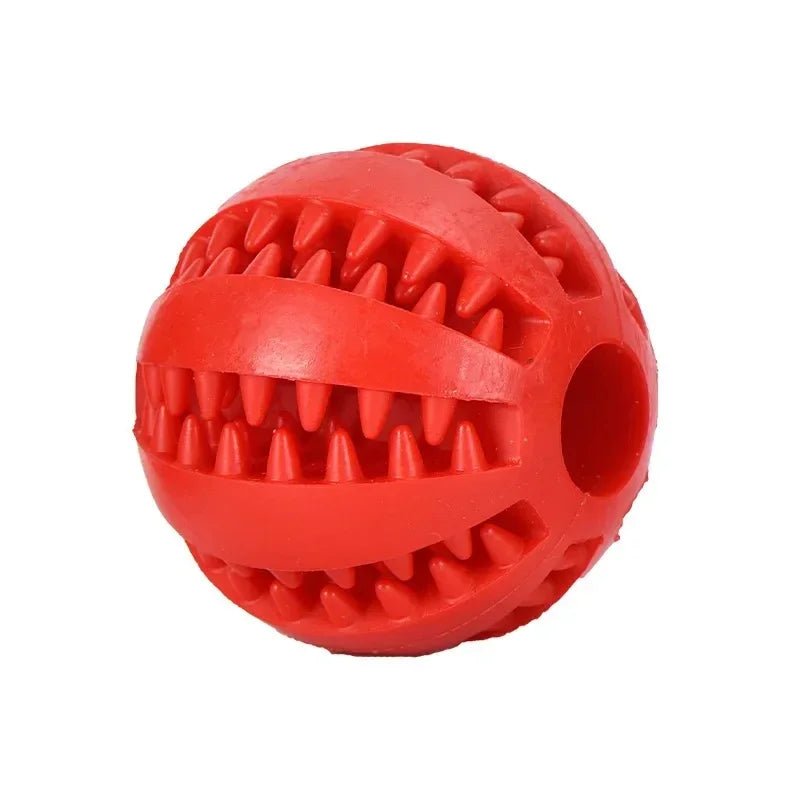 Dog Ball Toys for Small Dogs Interactive Elasticity Puppy Chew Toy Tooth Cleaning Rubber Food Ball Toy Pet Stuff Accessories - Élite Canine Shop ChicCanin