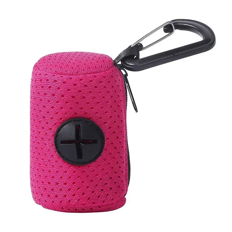 Dog Poop Bag Dispenser Hangingable Bag Holder Poo Bags Dispenser for Dogs Walking - Élite Canine Shop ChicCanin