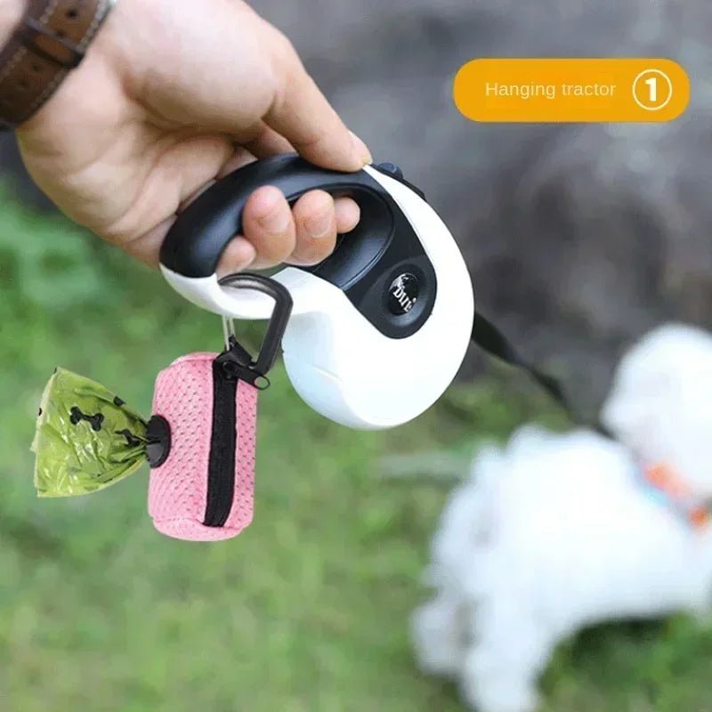 Dog Poop Bag Dispenser Hangingable Bag Holder Poo Bags Dispenser for Dogs Walking - Élite Canine Shop ChicCanin