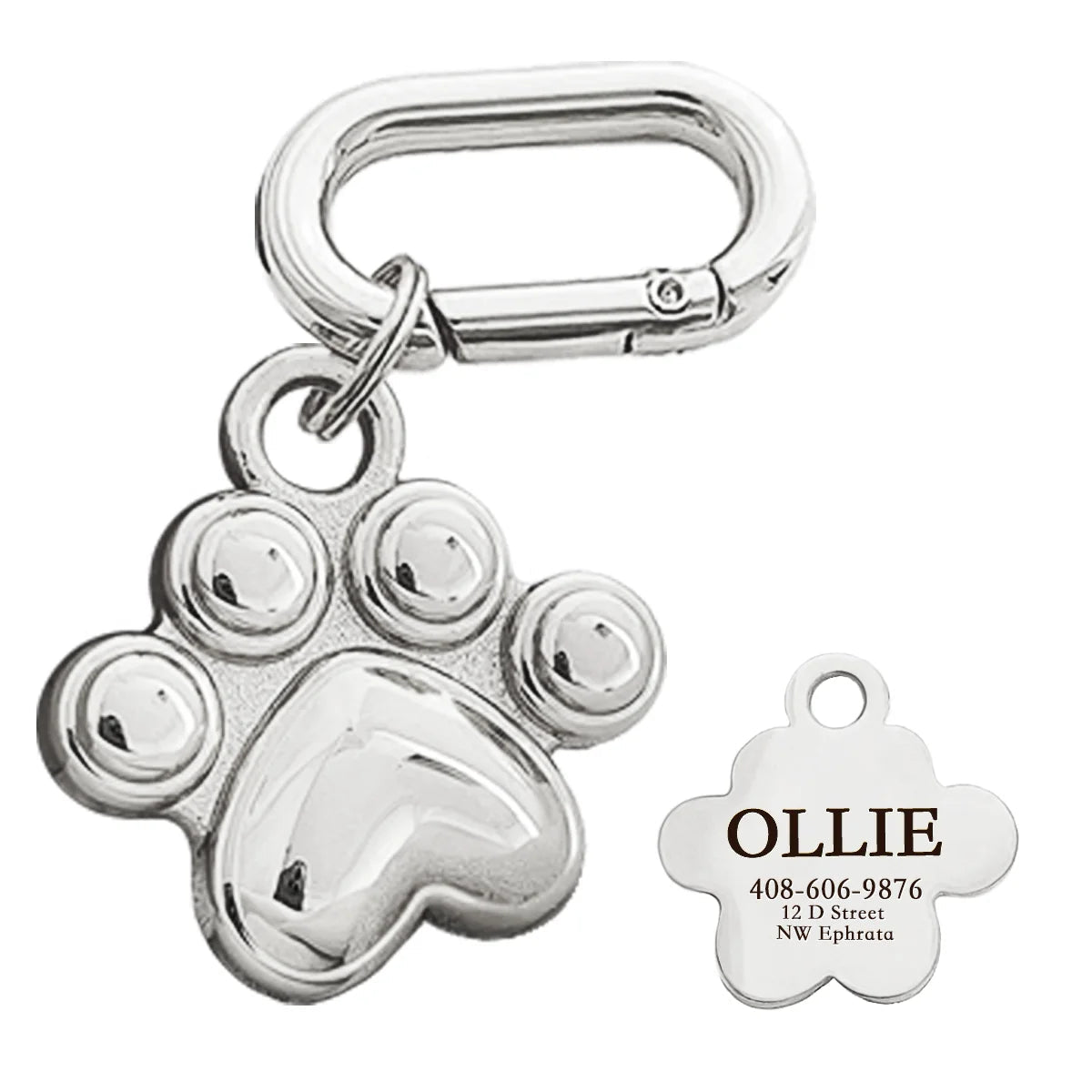Étiquette de nom de chien personnalisée - Élite Canine Shop Élite Canine Shop