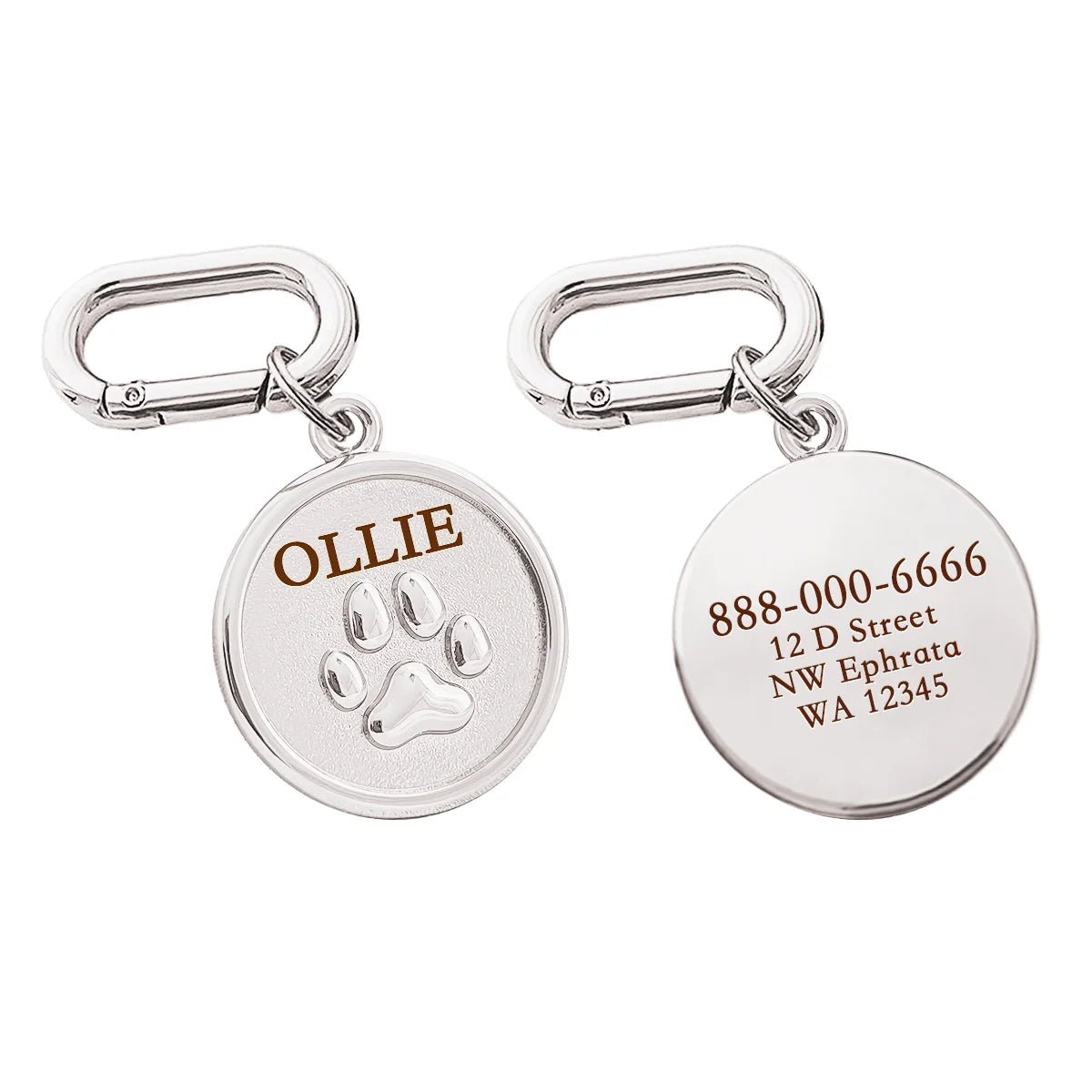 Étiquette de nom de chien personnalisée - Élite Canine Shop Élite Canine Shop