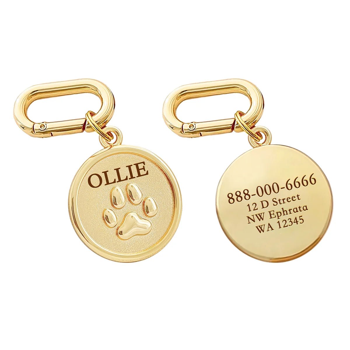 Étiquette de nom de chien personnalisée - Élite Canine Shop Élite Canine Shop