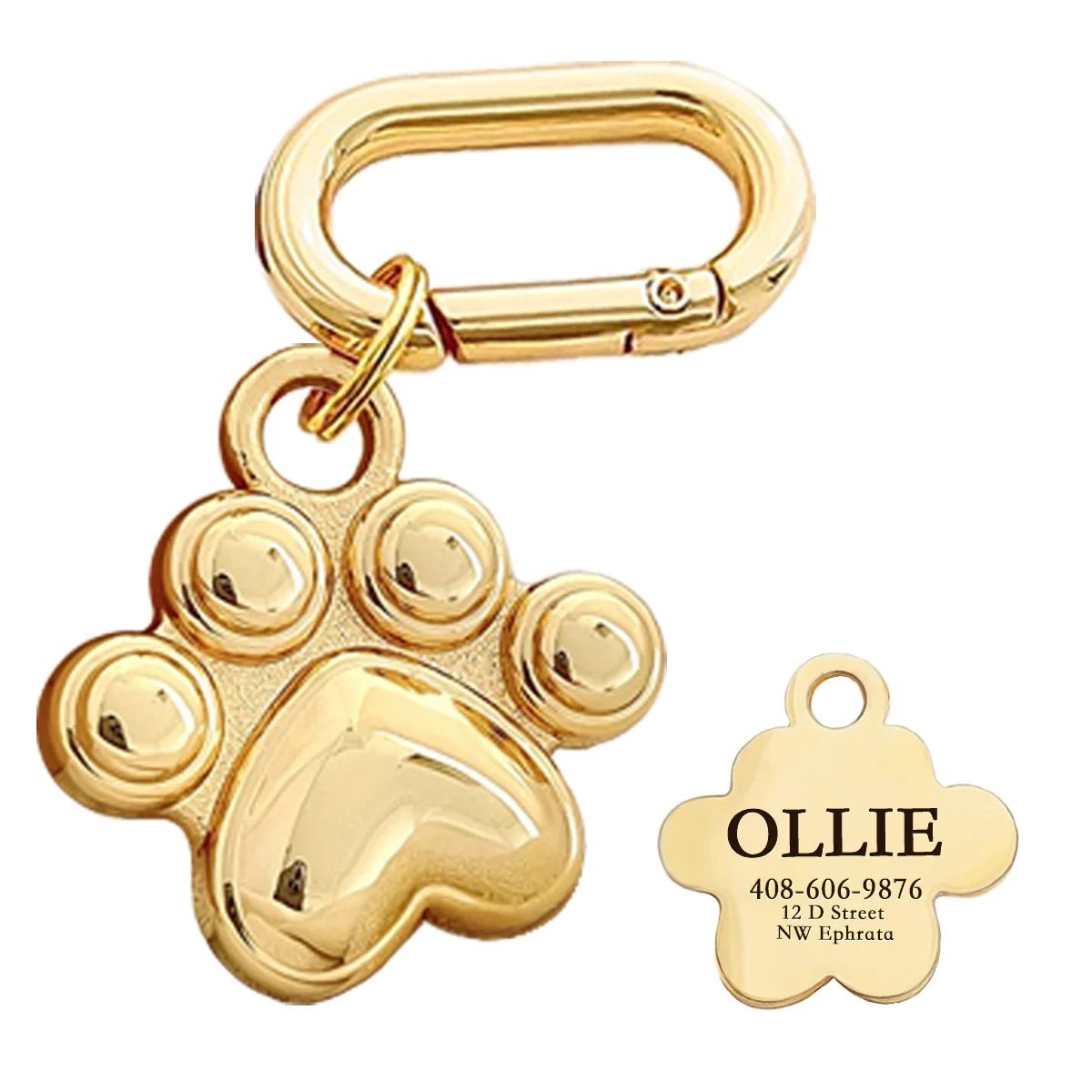 Étiquette de nom de chien personnalisée - Élite Canine Shop Élite Canine Shop