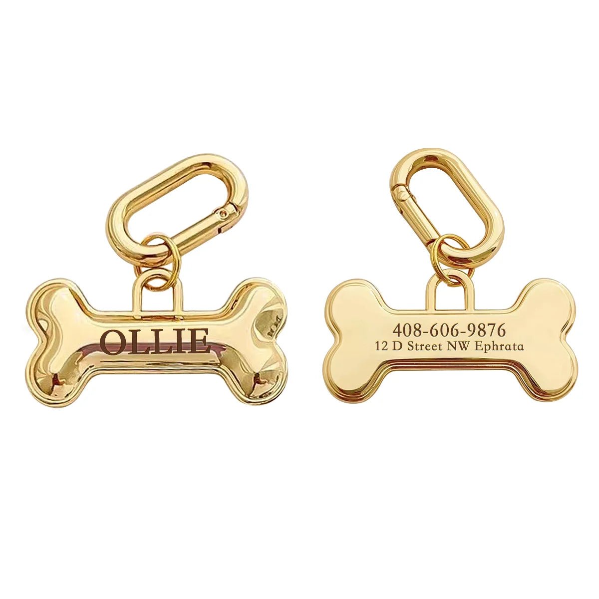 Étiquette de nom de chien personnalisée - Élite Canine Shop Élite Canine Shop