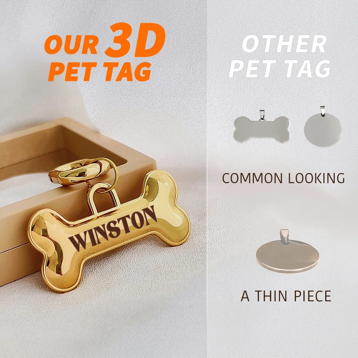 Étiquette de nom de chien personnalisée - Élite Canine Shop Élite Canine Shop