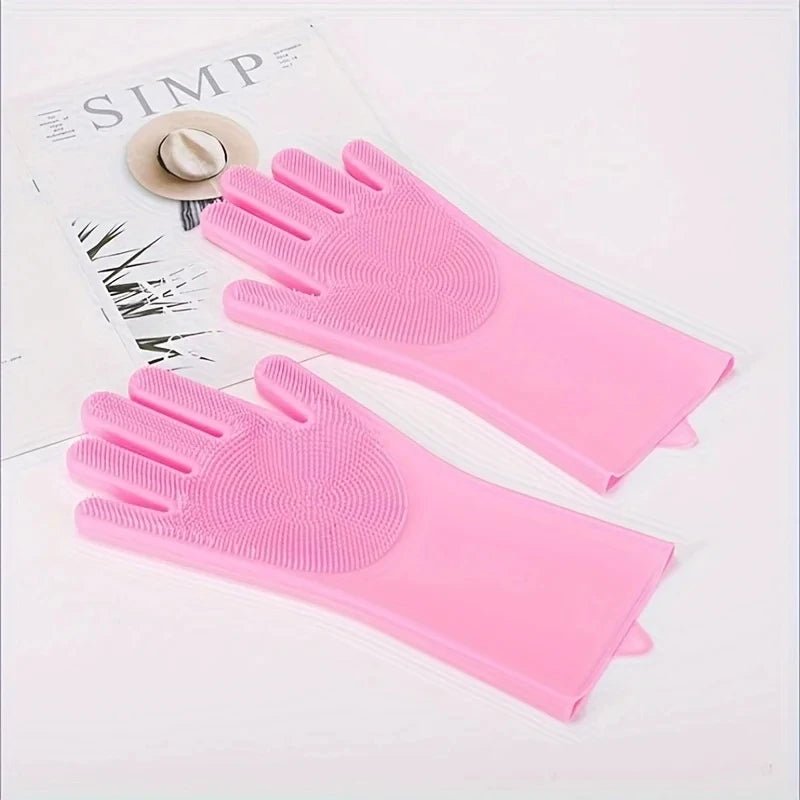 Gants de Toilettage pour Animaux de Compagnie, Shampoing pour Chien et Chat, Éponge Magique en Silicone pour la Vaisselle, Épilation des Poils - Élite Canine Shop ChicCanin