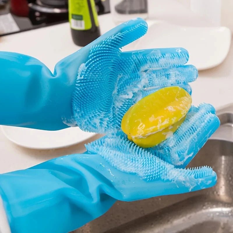 Gants de Toilettage pour Animaux de Compagnie, Shampoing pour Chien et Chat, Éponge Magique en Silicone pour la Vaisselle, Épilation des Poils - Élite Canine Shop ChicCanin