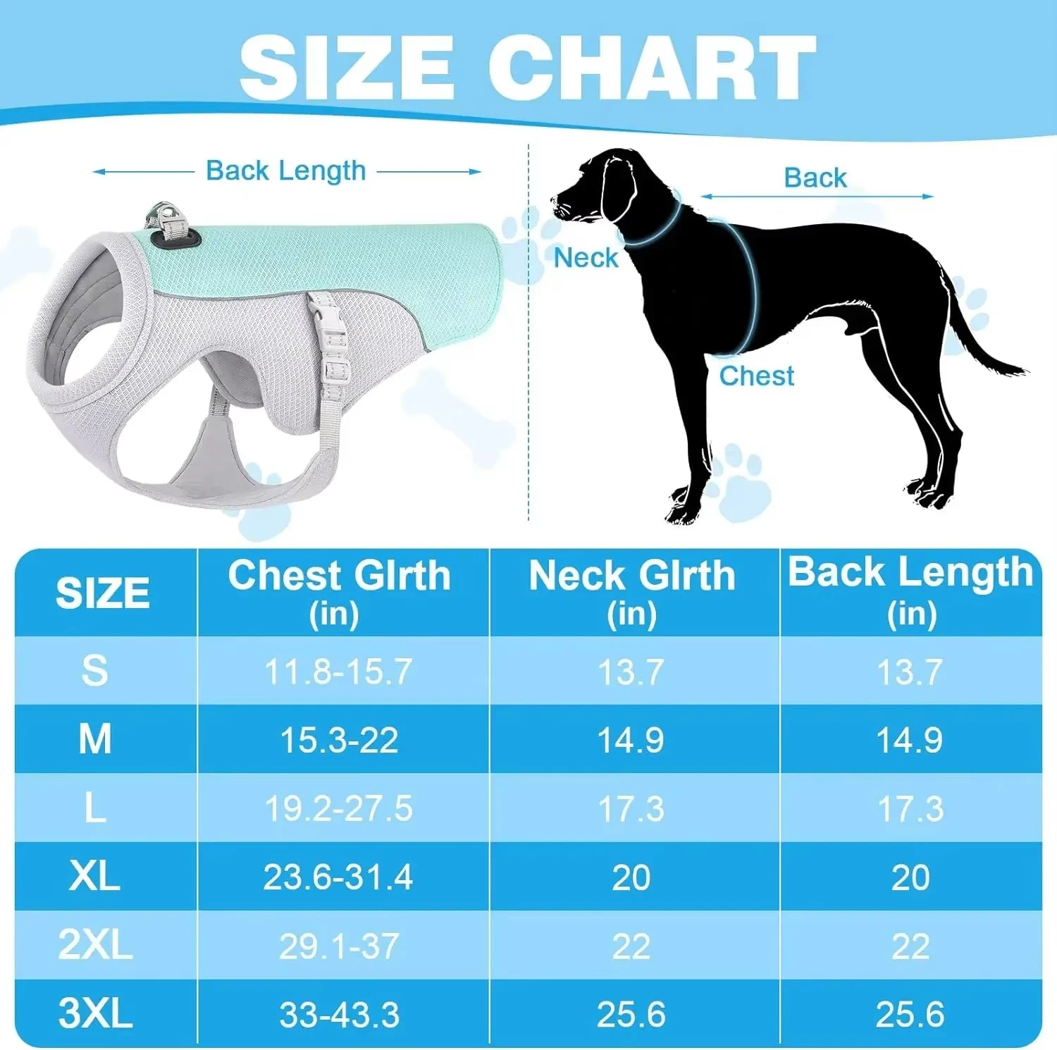 Gilet rafraîchissant pour chien - Élite Canine Shop Élite Canine Shop