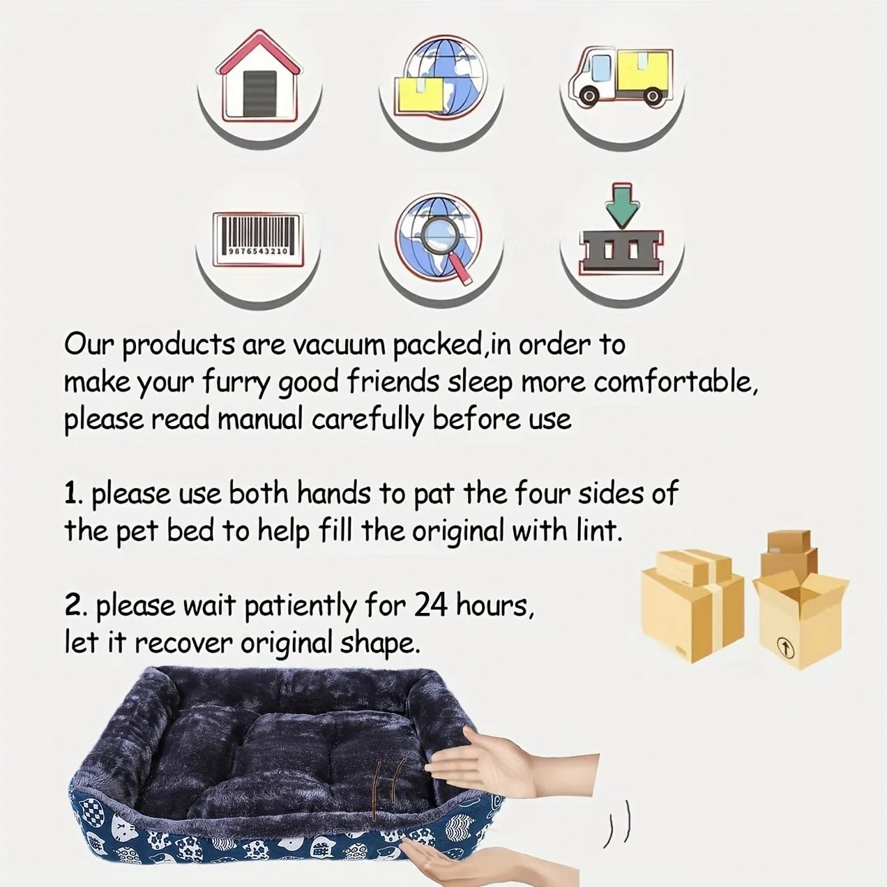 Lit pour chien, tapis de canapé, produits pour animaux de compagnie, Coussin Chien, accessoires pour animaux, panier pour chiens, fournitures pour grande, moyenne et petite maison, lit pour chat - Élite Canine Shop ChicCanin