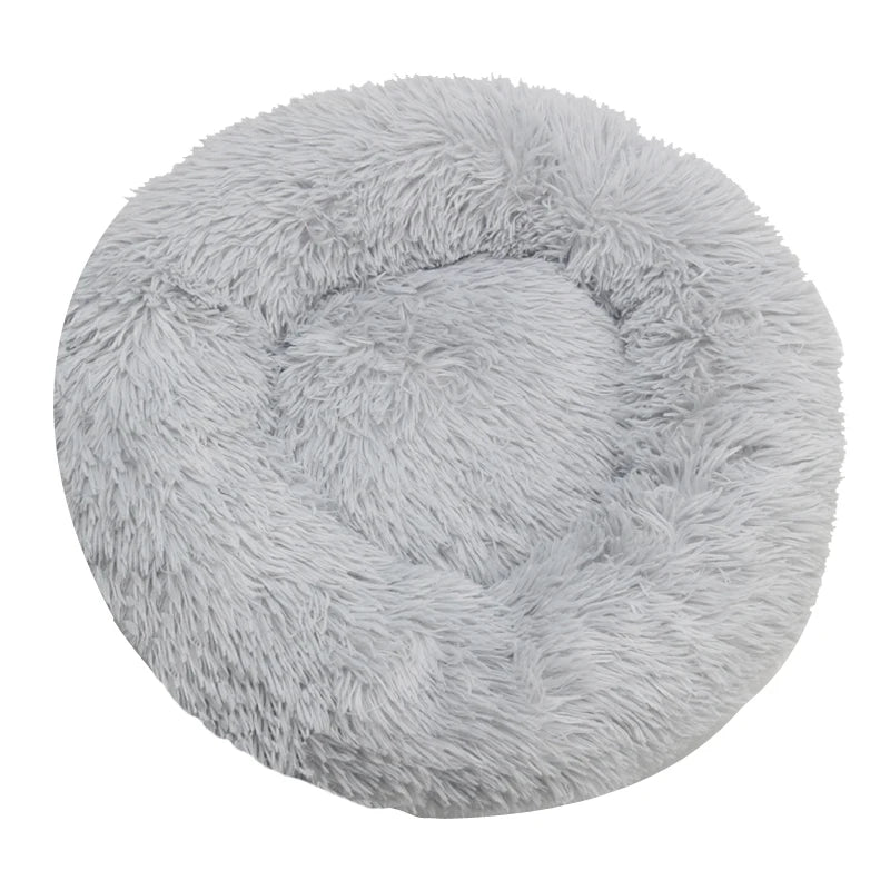 Lit rond pour chien, lit chaud d'hiver pour chat, panier en peluche pour chien, lit lavable pour animaux de compagnie, petit, moyen et grand, canapé pour chat - Élite Canine Shop ChicCanin