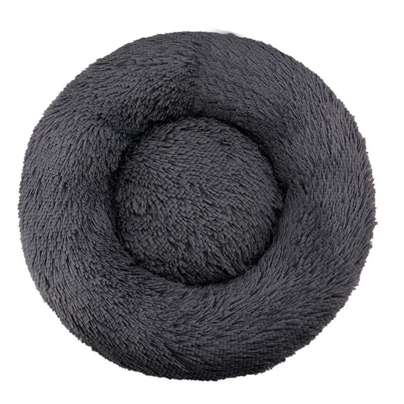 Lit rond pour chien, lit chaud d'hiver pour chat, panier en peluche pour chien, lit lavable pour animaux de compagnie, petit, moyen et grand, canapé pour chat - Élite Canine Shop ChicCanin