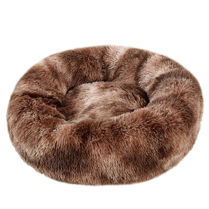 Lit rond pour chien, lit chaud d'hiver pour chat, panier en peluche pour chien, lit lavable pour animaux de compagnie, petit, moyen et grand, canapé pour chat - Élite Canine Shop ChicCanin