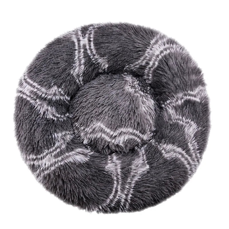 Lit rond pour chien, lit chaud d'hiver pour chat, panier en peluche pour chien, lit lavable pour animaux de compagnie, petit, moyen et grand, canapé pour chat - Élite Canine Shop ChicCanin