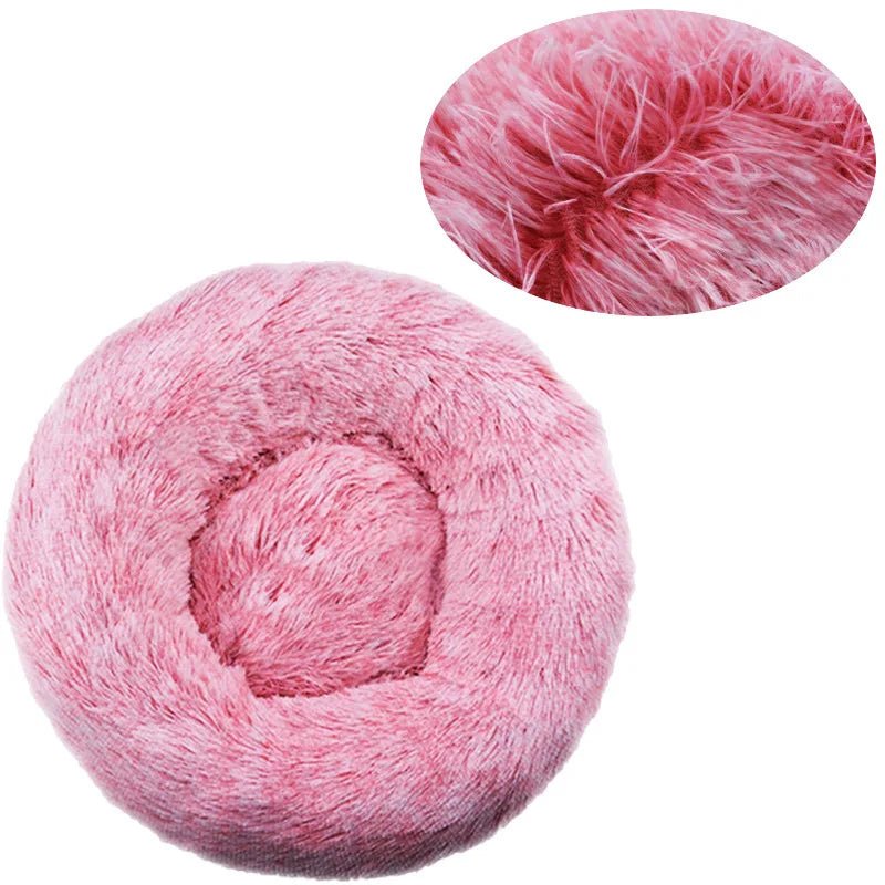 Lit rond pour chien, lit chaud d'hiver pour chat, panier en peluche pour chien, lit lavable pour animaux de compagnie, petit, moyen et grand, canapé pour chat - Élite Canine Shop ChicCanin