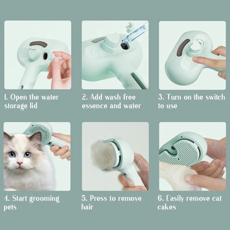 Peigne pour animaux avec vapeur - Élite Canine Shop Élite Canine Shop
