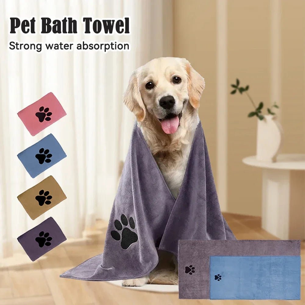 Serviette de bain en microfibre pour animaux de compagnie - Élite Canine Shop Élite Canine Shop