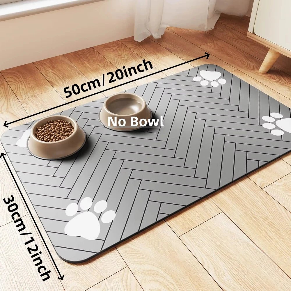 Tapis d'alimentation absorbant pour animaux de compagnie - Élite Canine Shop Élite Canine Shop