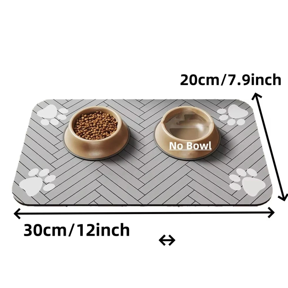 Tapis d'alimentation absorbant pour animaux de compagnie - Élite Canine Shop Élite Canine Shop