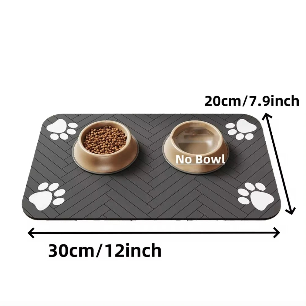 Tapis d'alimentation absorbant pour animaux de compagnie - Élite Canine Shop Élite Canine Shop
