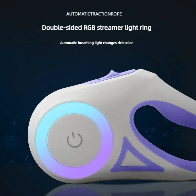 Xiaomi Youpin - Laisse de Chien existent Rétractable, LED, Brillante, Sangles Lumineuses pour Chiot, Animal de Compagnie, Plomb de Marche Flexible - Élite Canine Shop ChicCanin