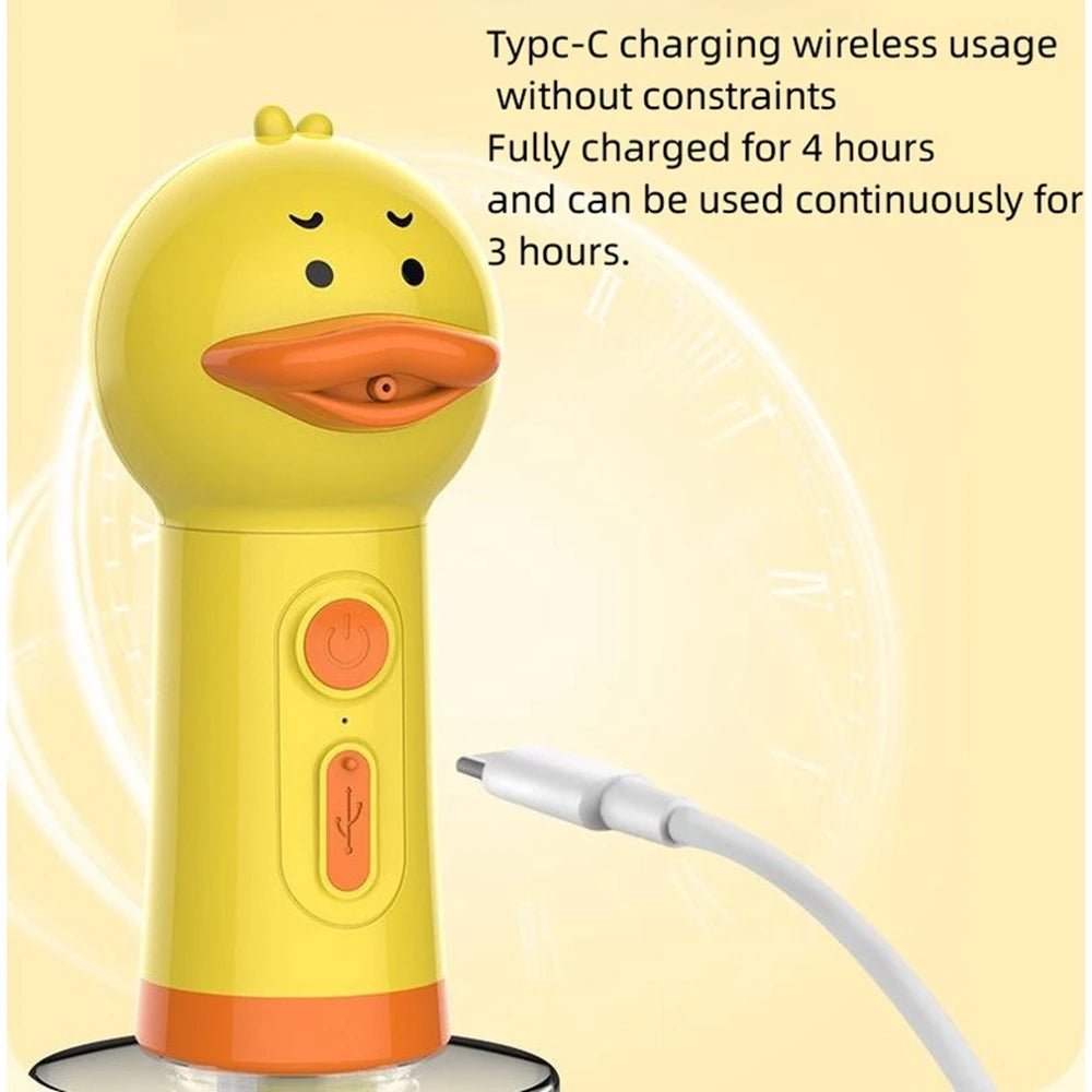 Yellow Duck Pet Cleaning Bathing Electric Foam Machine Usb Charging Automatic Soap Dispenser Foam Machine Pet Accessories - Élite Canine Shop ChicCanin